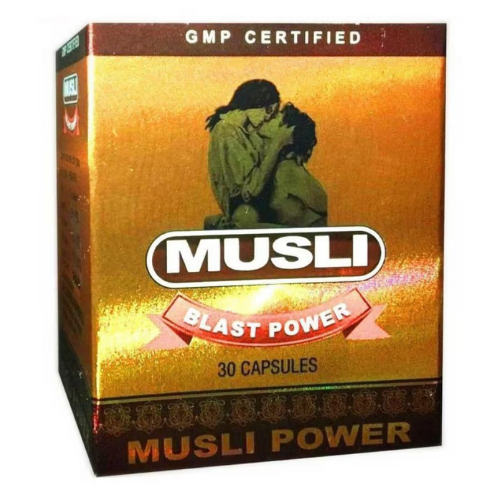 Musli Blast Power Capsule 30 No.s Bottle for Men