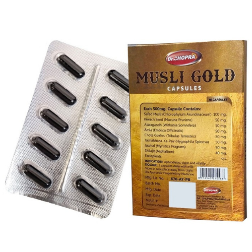 Musli Gold Capsule for Men – Herbal Stamina Booster