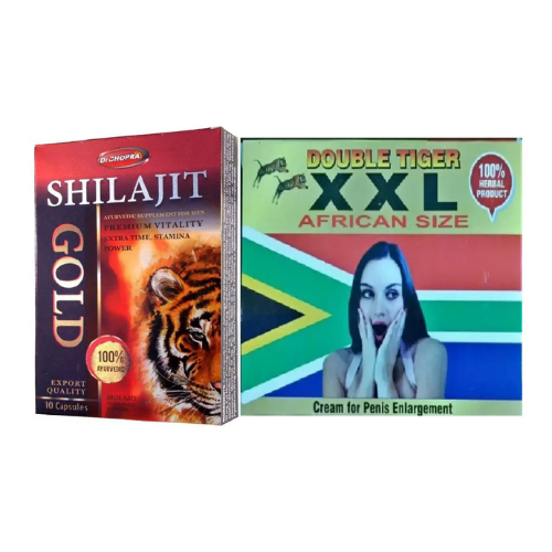 XXL Cream 20gm and Ayurvedic Shilajit 10 Capsules Combo for Men